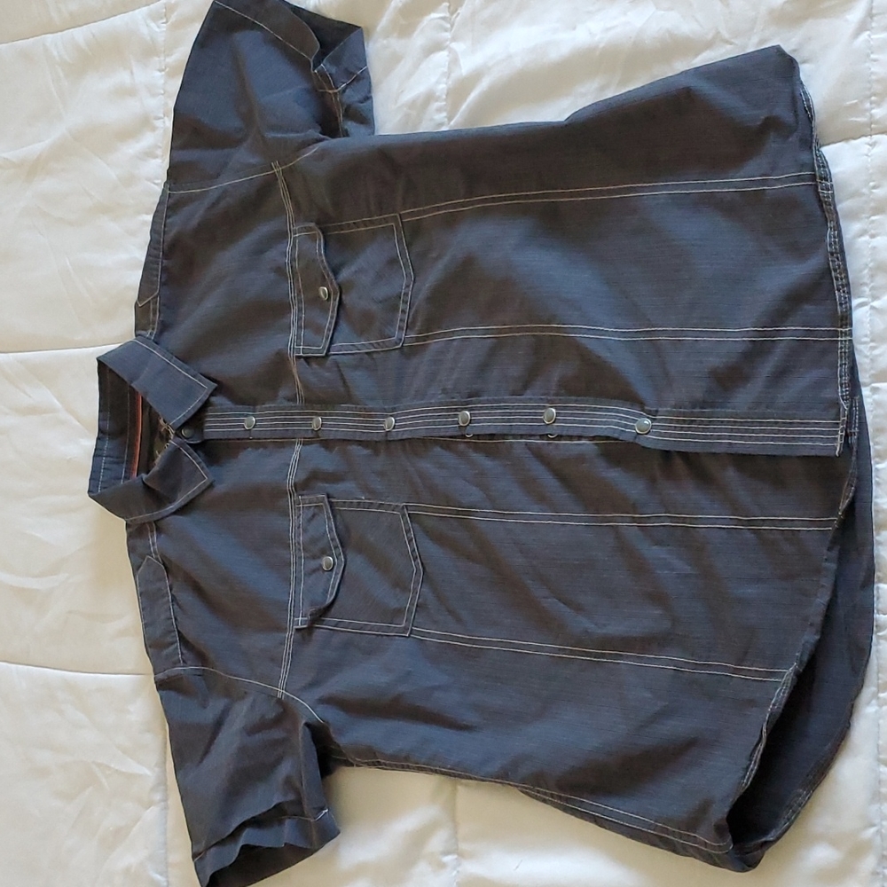 Mens snap down shirt
